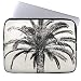 Produktbild Retro Tropical Island Palm Tree In Black and White Pattern Computer Sleeve 11.6 12 Inch Laptop Sleeve Gifts for Women Men