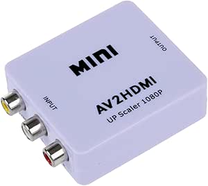 Mini AV CVBS Composite Video + Convertisseur HDMI jusqu'&agrave; 1080&nbsp;P