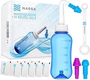 HENGBIRD 2 Pcs Irrigatore Nasale, Aspiratore Nasale per Bambini, 10 ml Aspiratori Nasali Riutilizzabile, Portatile Irrigatori Nasali, Pulitore Nasale Sicuro, Set Lavaggio Nasale Bambini e Adulti