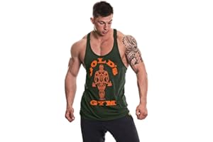 GOLD'S GYM Gold´s Gym Muscle Joe Premium Stringer Chaleco Camiseta musculación, Hombre