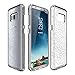Produktbild VemMore für Samsung Galaxy S8 Silikon Transparent Hülle Weich TPU [ 2 in 1] Gel Handyhülle Durchsichtig mit Muster Glitzer Himmel Sterne Schutzhülle Backcover Crystal Kirstall Clear Schutz Case Cover Kratzfeste Ultra Dünn Slim Scratch-Resistant Glatt Handytasche Soft Silicone Protective Bumper Flexible Zurück Schale Etui - Silber