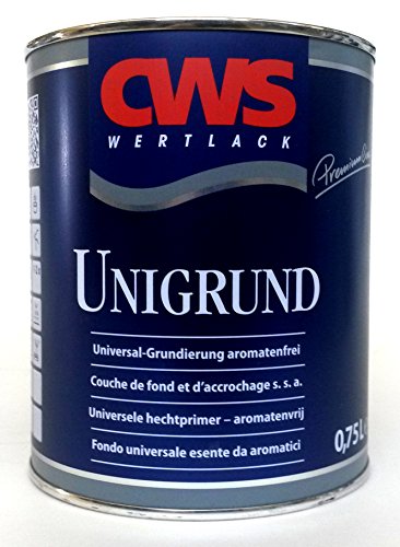 CWS Unigrund weiss matt, 0,75L - Matte Universal-Grundierung auf Basis einer speziellen Bindemittelkombination.