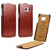 Produktbild Urcover Samsung Galaxy S7 Edge Handyhülle von original Fashion Flip Edition Galaxy S7 Edge Schutzhülle Case Cover Etui Braun