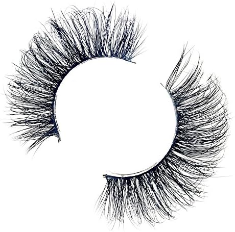 Atchara Washable Reusable Luxury 100% Real Natural 3D Mink Hair False Eyelashes (1 Pair)