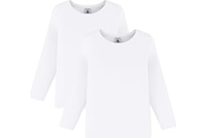 Petit Bateau A01dv Camiseta de Manga Larga Niños (Pack de 2)