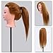 Neverland Professional 24" 50% Real Human Hair Training Head With Free Clamp For College and Professional Use Brown #27