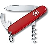 Victorinox 0.3303 Waiter &Ccedil;akı | Şarap severler i&ccedil;in tirbuşonlu &ccedil;akı, şişe a&ccedil;acağı ve bı&ccedil;ak ağzı, 84 mm, ABS / Cellidor, İsvi&ccedil;