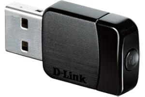 D-Link DWA-171 Adattatore USB, Wireless, AC600, Dual-Band, Nero/Antracite