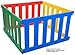 TikkTokk Nanny Panel Playpen Extension Pack (multi-Coloured)