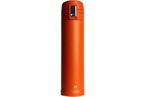 Hapi Flask for Hot Drinks | Coffee Cup Travel Mug | Small Thermo Flask Bottle | Gifts for Women Men Him Her | Leak Proof BPA Free Thermal Mug | 350ml | Orange