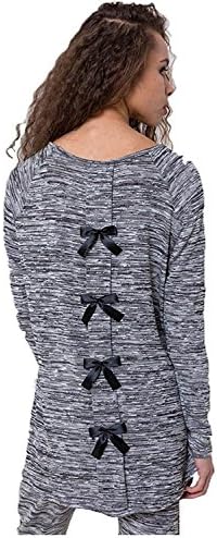 RR Designs Back Bow Tie Womens Loungewear Ladies Hi Lo Two Piece Set Tracksuit (XXXL (24-26))