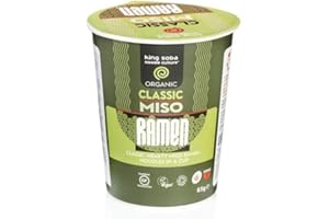 King Soba Vaso Ramen Miso S/G 85G King Soba 1 Unidad 300 g