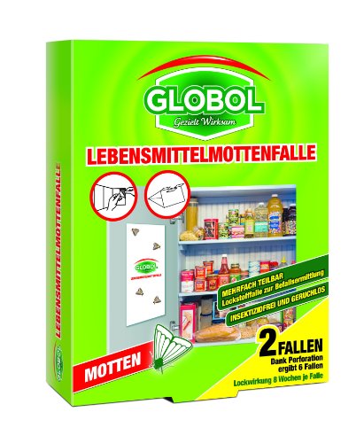Globol 81855097 Lebensmittelmottenfalle Doppelpack