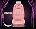 Produktbild Balscw Autositzkissen - Winter Kurz Plüsch Daunen Baumwolle Sitzbezug, warm und bequem, geeignet für die meisten Fünfsitzer Autos, pink