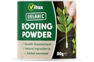 SUPERGIFT.COM 50g Powder - Organic Rooting Powder for Vigorous Plant Growth - Boost Root Development in Cuttings and Seedlings