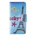 Produktbild Nancen Samsung Galaxy S3 / I9300 (4,8 Zoll) Handy Lederhülle, Flip Case Wallet Cover with Stand Function, Folio Bookstyle Handytasche Soft Silikon Bunte Muster Tasche PU Leder Slim Shell Handyhülle.