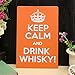 Produktbild BlueLover Trinken Sie Whisky Blech Zeichnung Malerei Metall Zinn Pub Taverne Poster Wandschild
