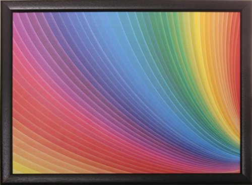 Andrew´s Knietablett Laptray mit Kissen Tablett für Laptop Colours Regenbogen Fächer - 2