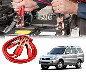 Auto Pearl Car 500 Amp Heavy Duty Jumper Booster Cables Anti Tangle Copper Core 6 feet for - Safari (XX Large)