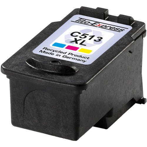 PlatinumSerie® Set 2x Tinten-Patrone für Canon PG-512XL & CL-513XL IP2700 MP230 MP240 MP250 MP260 MP270 MP280 - 4