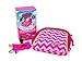 BubbleBum Portable Inflatable Cotton Candy Car Booster Seat - Chevron Pink
