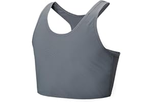 Idtswch Braga de pecho para transgénero FTM Binder Compression Tomboy Trans Vendaje Bra Cosplay Underwear