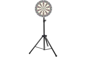 AIQILAI Dart Board Stand, Professional Portable Tripod DartBoard Stand for Dartboard & Electronic Dartboard,Height-adjustable Heavy Duty Travel Dartboardholder