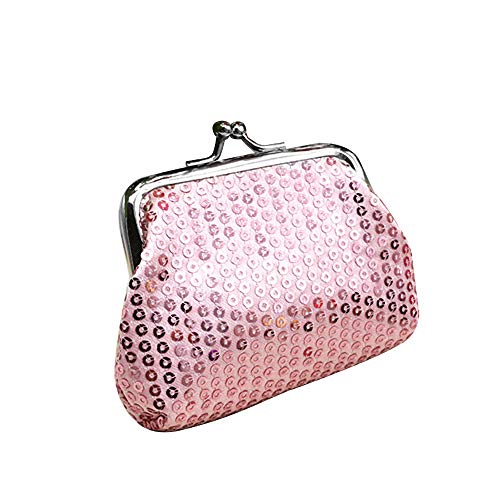 Preisvergleich Produktbild Frauen Glitter Pailletten Brieftasche Kartenhalter Geldbörse Kopfhörer Telefon Kabel Organizer Clutch Handtasche für Lippenstift Creme Bilden Tasche