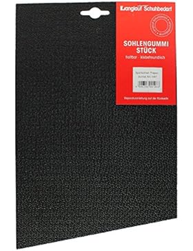 Sohlengummi Sport ca. 4 mm, schwarz von Langlauf Schuhbedarf®