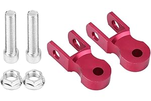 MIYINLA Set of 2 Universal Motorcycle Rear Shock Absorber Risers, Height Extenders, for Refurbishment, 5 cm for ATV Quad Bike, Pit Bike, Dirt Bike, Trail Bike (167 g)