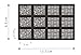 Ejiubas Geometry & Complex Pattern Nail Stencil Vinyl Nail Polish Sticker Easy Nail Art Set - Pack of 12 Sheets with 24 Designs