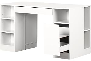 South Shore Furniture Crea Craft Table, Pure White