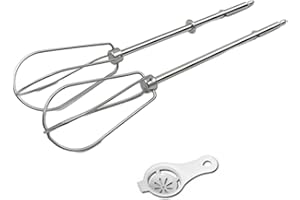 FEEGOW para Pieza de repuesto para batidora de mano, para batidor de huevos, mezcla de masa de repuesto con accesorio mezclador de mano (2 varillas de alambre), 7JCEH27Z0873TK8662IZK1T013W