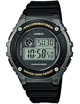 Casio Collection Unisex-Uhr Digital mit Resinarmband – W-216H-1BVEF
