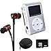Produktbild NEOGADS Mp3 Player LCD Clip Set + 8GB Micro SD Karte + Bass Headset + Etui zum Verstauen (Silber)