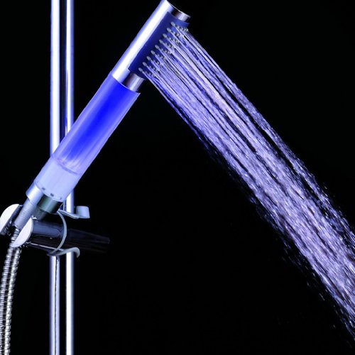 MagiDeal Bad Automatischen 7 Farbwechsel LED Licht Duschkopf Spritze Kopfbrause - 4