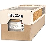 Marchio Amazon - Lifelong, Alimento per cani, Paté con pollo e un cuore gourmet con carote, 10 confezione da 300g