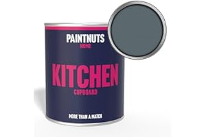 PaintNuts Kitchen Cupboard Paint - RAL-7031 - BLUE GREY Gloss 250ml Tin