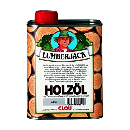 Clou Lumberjack Holzöl hellbraun 0,750 L
