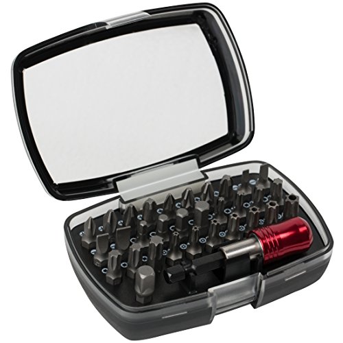 Ultrawork 32-teiliges Schrauberbit-Set, Bitsatz mit magnetischem Universalhalter