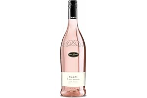 Canti - Pinot Grigio delle Venezie D.O.C., Italian Rosè Dry Wine, Fresh Peachy Flavor With Vibrant Berries and Stone Fruit Taste, 1x750 ml