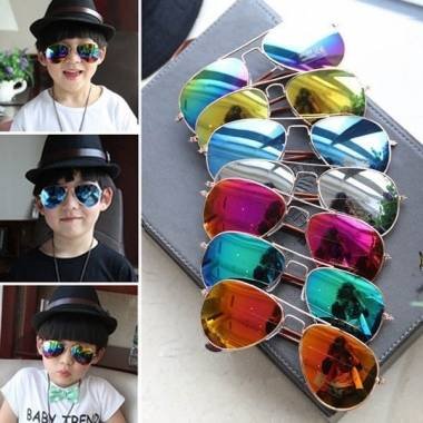 Outdoor Kids Sunglasses Mirror Reflective Lens Sunglasses