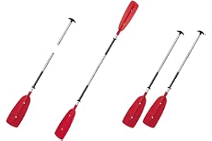 BRAVO PUMPEN Scoprega 1x 220cm Doppelpaddel Kajak Sup oder 2x 150cm Stechpaddel Kanadier Paddel Ruder Aluminium teilbar