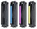 Produktbild 4x Eurotone Laser Toner Cartridge XXL Set remanufactured für HP Color Laserjet (Pro) 1525 N NW 1525N 1525NW + Pro CM 1415FN 1415FNW 1415 FN FNW – kompatibel ersetzt HP CE320A CE321A CE322A CE323A & 128A