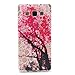 Produktbild PowerQ Transparent Colorful bunter TPU Muster Serie Hülle für Samsung Galaxy S6 G920 Tasche Muster-Druck Druck Detailzeichnung Handy Fall mobilen Bezüge biegsam Protect Skin Case Cover (Red ink jet)