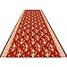 Produktbild OZYN Brand Flurteppich läufer Teppichläufer 3D Tür Mats Flur Gang Treppe Teppich Für Zuhause Und Hotel Schmutz Stopper Anti-Rutsch Waschbar Strapazierfähig 6mm Rot (Farbe : B, größe : 100x300cm)