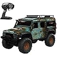ZFHTAO 4Wd Climbing Car Rc Car 1/10 High Speed Remote Control Car Full-Scale Off-Road Waterproof Vehicle Bigfoot Monster Truck 2.4Ghz Rock Crawler Hobby Grade Rtr Toy for Adult and Boys/B/2Battery Pac
