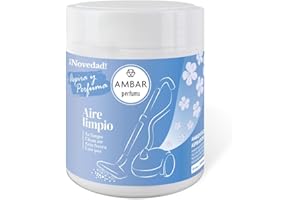 TIENDIFY - Ambientador para Aspiradora Ámbar Perfums | 0% Alcohol | Con Extractos Naturales | 40 Usos | Perfuma al Aspirar | Apto para Todas las Aspiradoras (1 UNIDAD, AIRE LIMPIO)