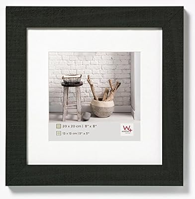 Walther, Home, Cadre Bois, HO220B, 20x20 cm, Noir