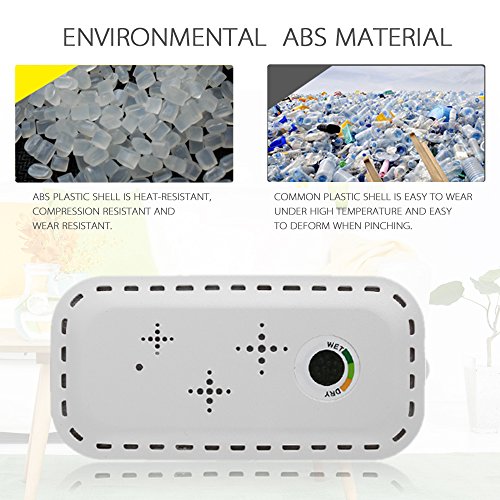 Anself Mini Luftentfeuchter Wiederaufladbar Raumentfeuchter Feuchtigkeitskiller mit SiO2 Kristall - 3